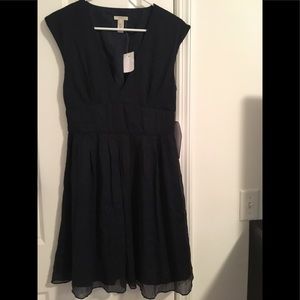 NWT J. Crew Silk Chiffon V-neck Abigail Dress  6